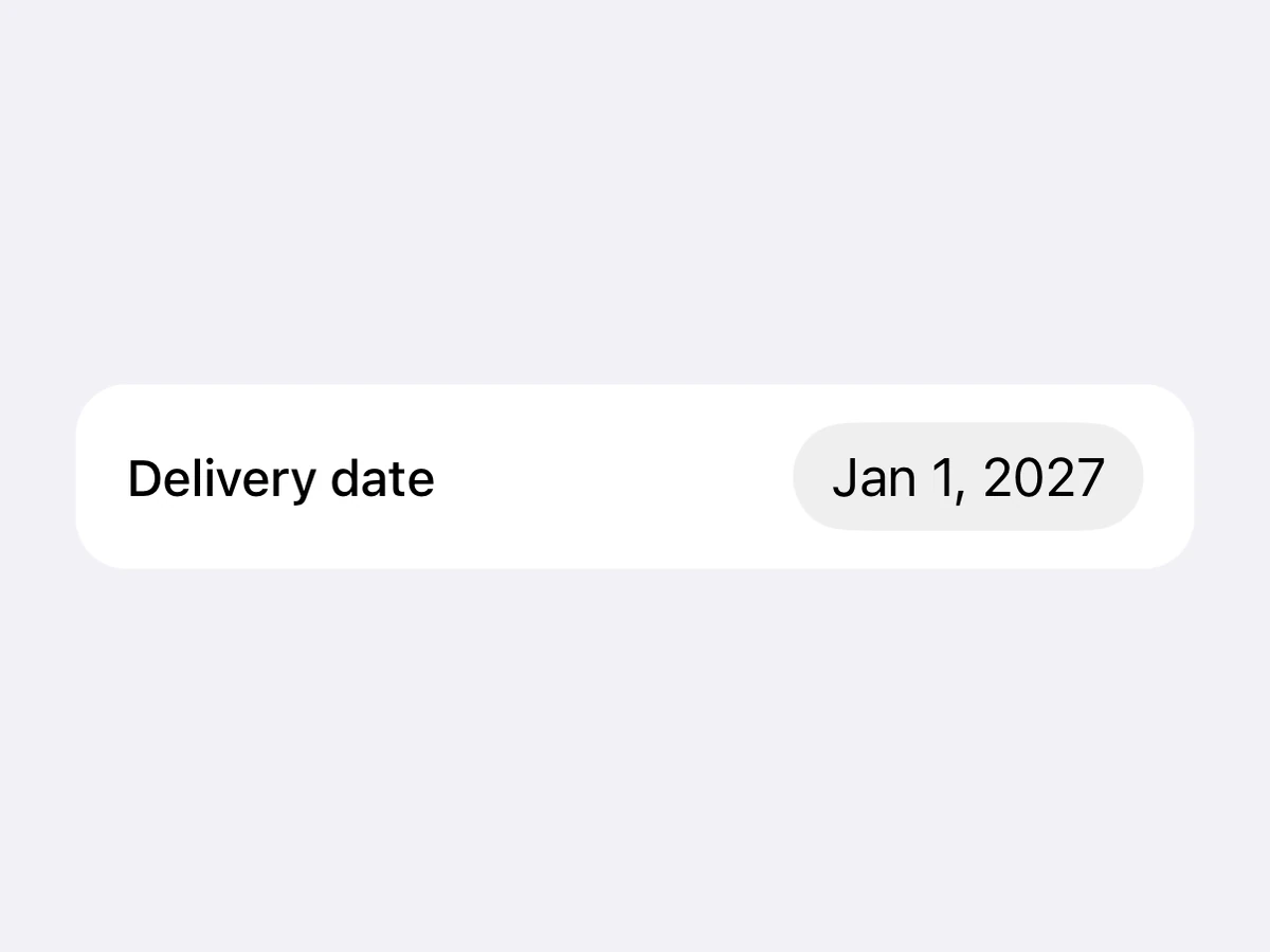 DatePicker on iOS
